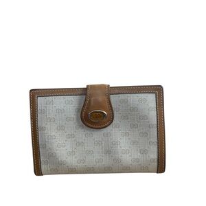Gucci Vintage GG Monogram Snap Kiss Lock Wallet